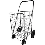 Apex 40.6 in. H X 21.7 in. W X 24.4 in. L Gray Collapsible Shopping Ca