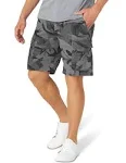 Wrangler Authentics Stretch Cargo Short Anthracite Camo Size 50