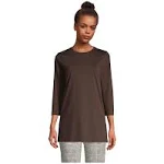 Lands' End Women's 3/4 Sleeve Cotton Supima Tunic