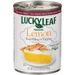 Lucky Leaf Fruit Filling or Topping, Premium, Lemon - 22 oz