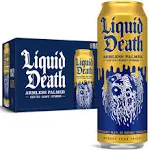 Liquid Death Iced Black Tea - Armless Palmer 19.2 oz King Size Cans