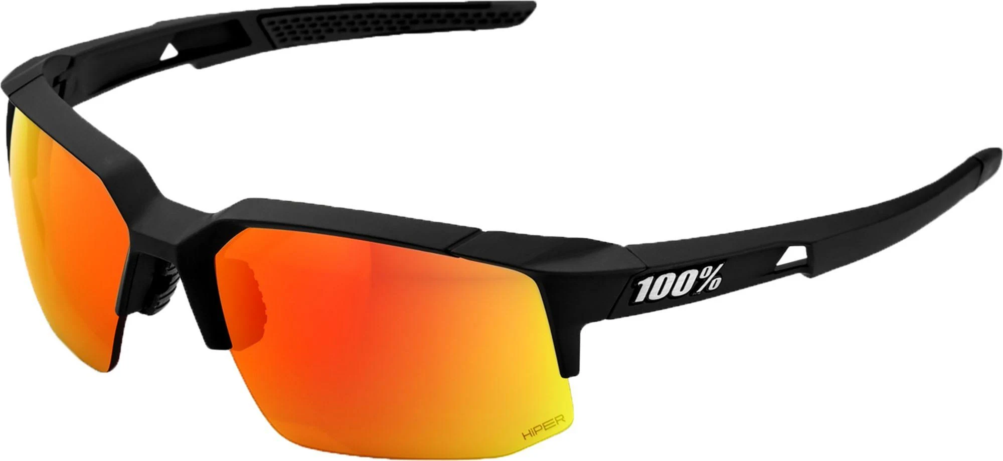 100% SPEEDECOUPE Sunglasses, Men's, Black/Red