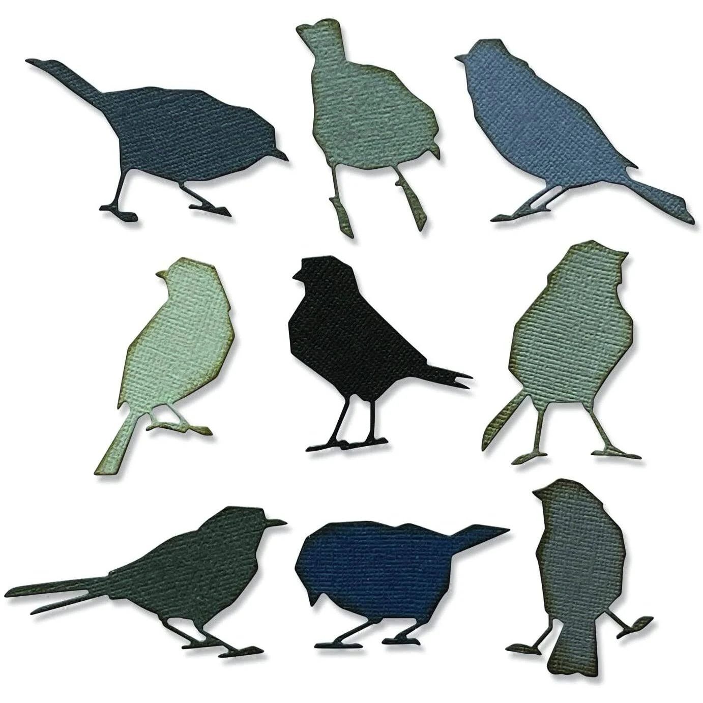 Sizzix Thinlits Die Set Silhouette Birds by Tim Holtz