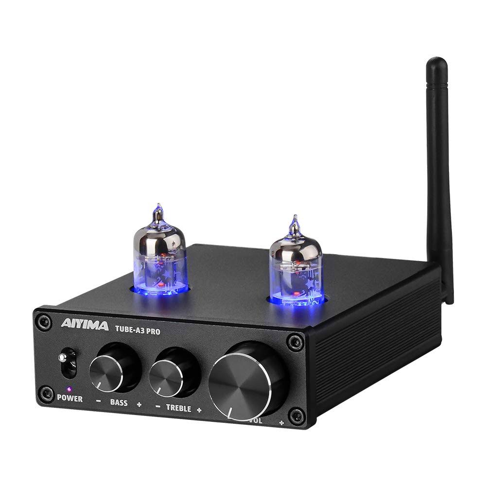 [New Upgraded] AIYIMA A3 Pro Ge5654 Tube Preamplifier Bluetooth 5.0 with Treble ...