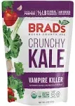 Brad's Plant Based Organic Crunchy Kale, Vampire Killer, 3 Bags, 6 Servings Total