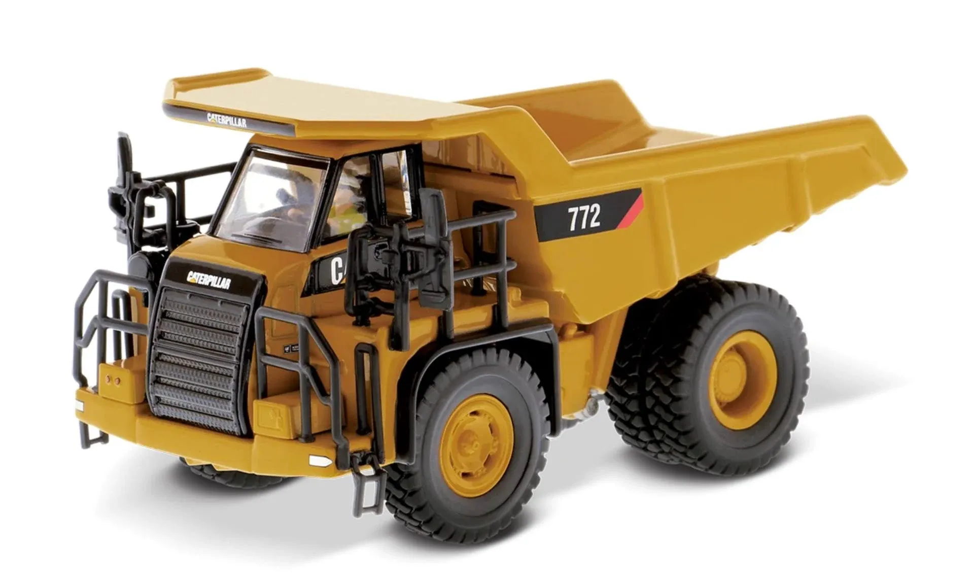 CAT Caterpillar 772 Off-Highway Dump Truck with Operator "High Line" Series 1/87 (HO) Scale Diecast Model by Diecast Masters