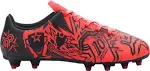 Puma Youth Tacto II FG Soccer Cleats 107500-01 Red/Black 1