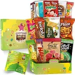 Midi International Snack Box | Premium Exotic Foreign Snacks | Unique Snack Food Gifts Included | Try Extraordinary Turkish Snacks | Candies from Around the World | 12 Full-Size + 1 Bonus Snacks