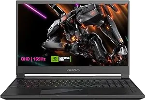 GIGABYTE AORUS 15X: 15.6" 16:9 Thin Bezel QHD 2560x1440 165Hz, NVIDIA GeForce RTX 4070 Laptop GPU 8GB GDDR6, Intel Core i9-13980HX, 16GB DDR5 RAM, 1TB SSD, Win11 Home (AORUS 15X ASF-D3US754SH), Black