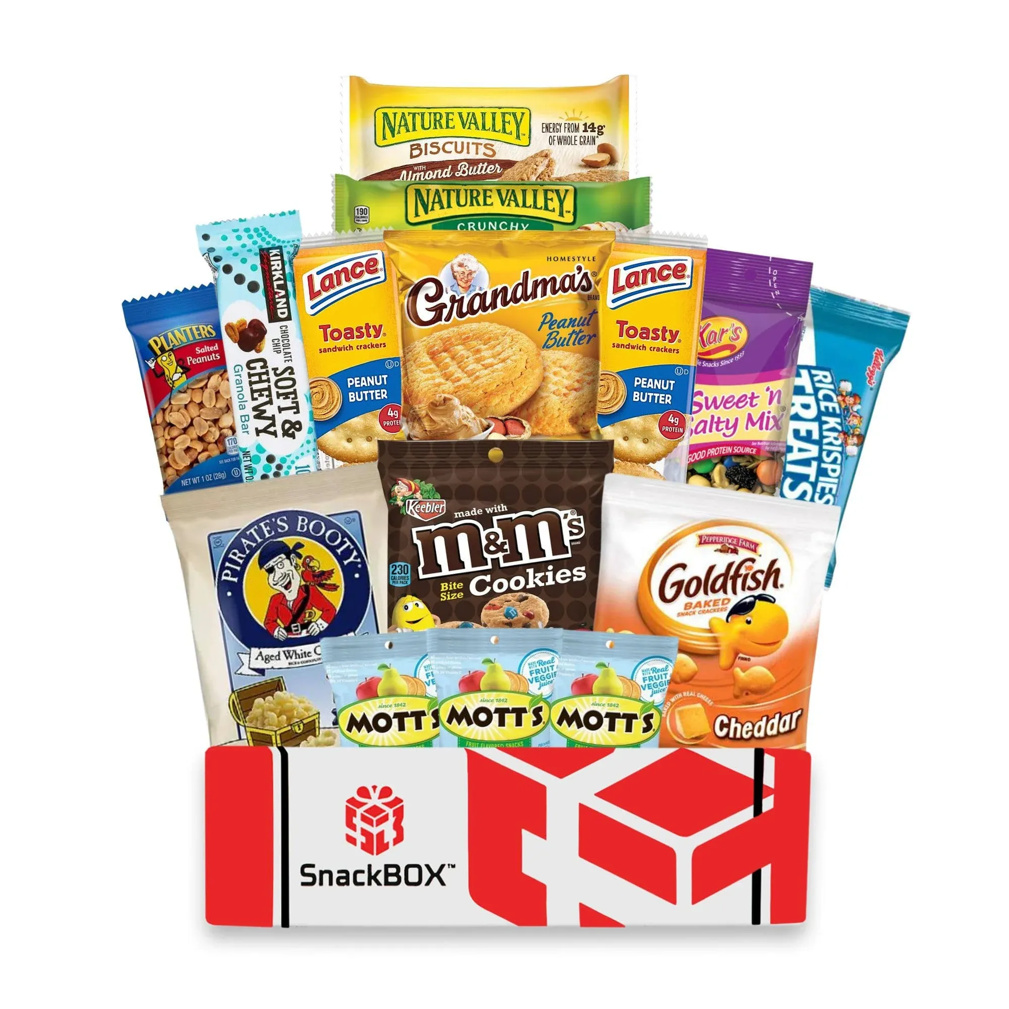 Snackbox Back to School College Snacks BOX Care Package (15 Count) Variety Pack 