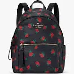 Kate Spade Chelsea Rose Toss Printed Backpack Nylon/Wallet Option