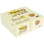 Post-it Pop-Up Notes Original Canary Yellow Pop-Up Refill, 3 x 3, 100-Sheet, 24/Pack (MMMR33024VAD)