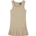 French Toast Girls' Pleated Hem Jumper - Khaki (Green) 6X