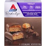 Atkins Endulge Treat, Chocolate Caramel Mousse Bar, Keto Friendly, 6/5ct Boxes