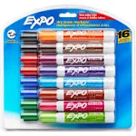 Expo Low Odor Dry Erase Marker, Chisel Tip, Assorted, 16-Set