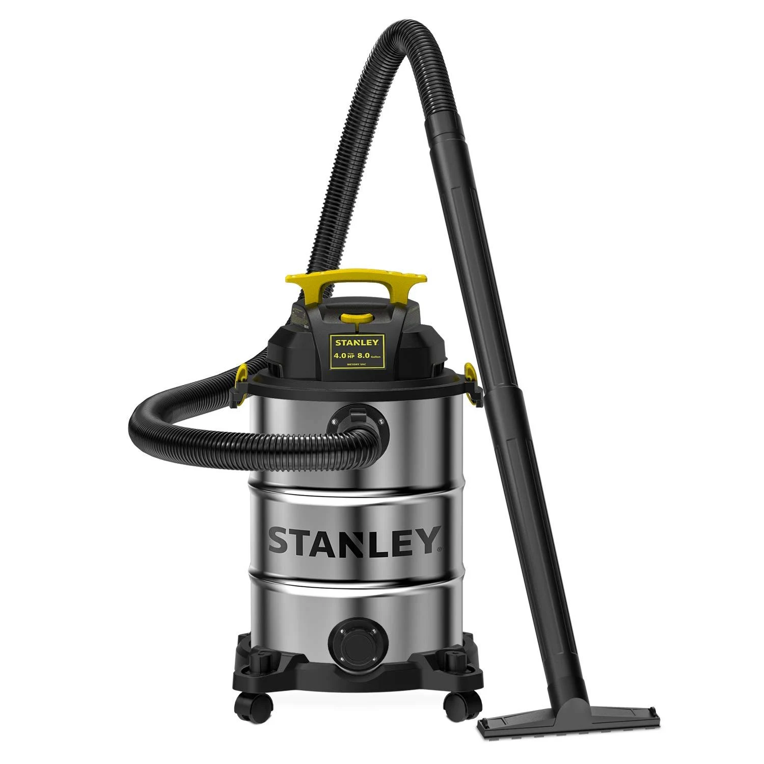 Stanley - 8 Gallon Wet/Dry Vacuum - Stainless