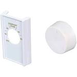 HDSupply White Double Pole Line Volt Thermostat Cover