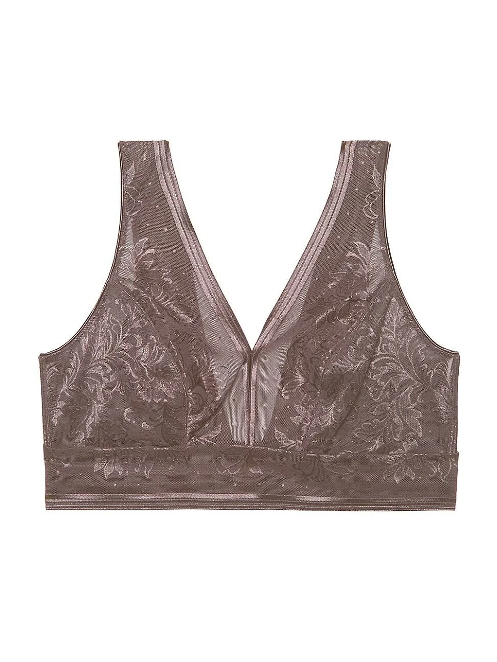 Shop Wacoal Women's Net Effect Soft Cup Bralette In Sparrow