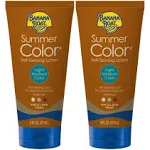 Banana Boat, Summer Color Self-Tanning Lotion, Deep Dark Color for All Skin Tones, 6 oz