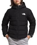 The North Face Girls Reversible 600 Fill Down Hooded Jacket TNF Black SizeXs & S