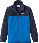 Boys' Columbia Steens Mountain II Fleece Jacket Large Blue Indigo