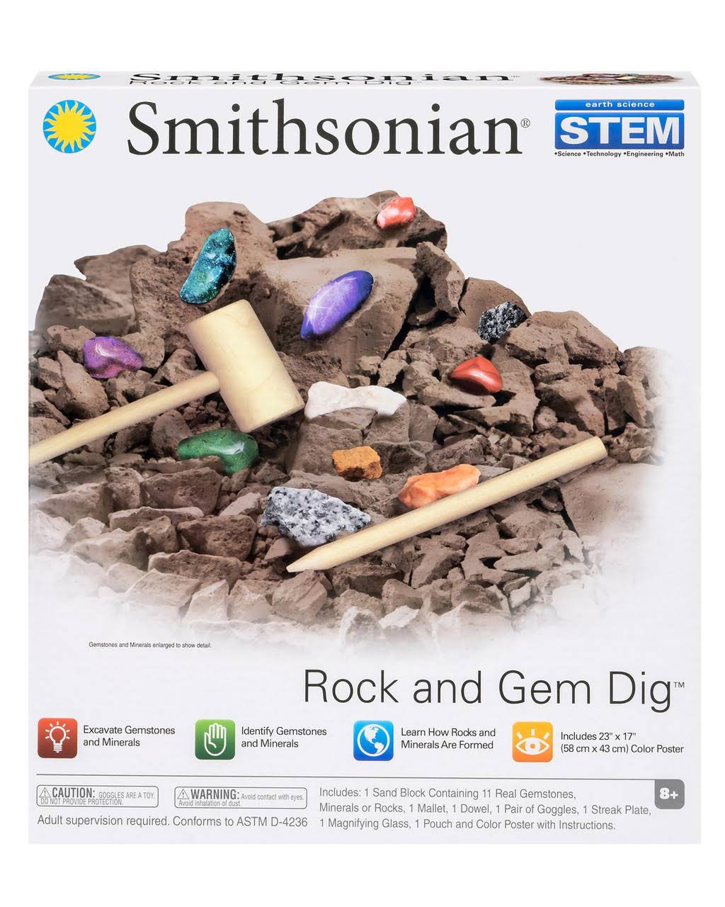 Smithsonian STEM Rock and Gem Dig