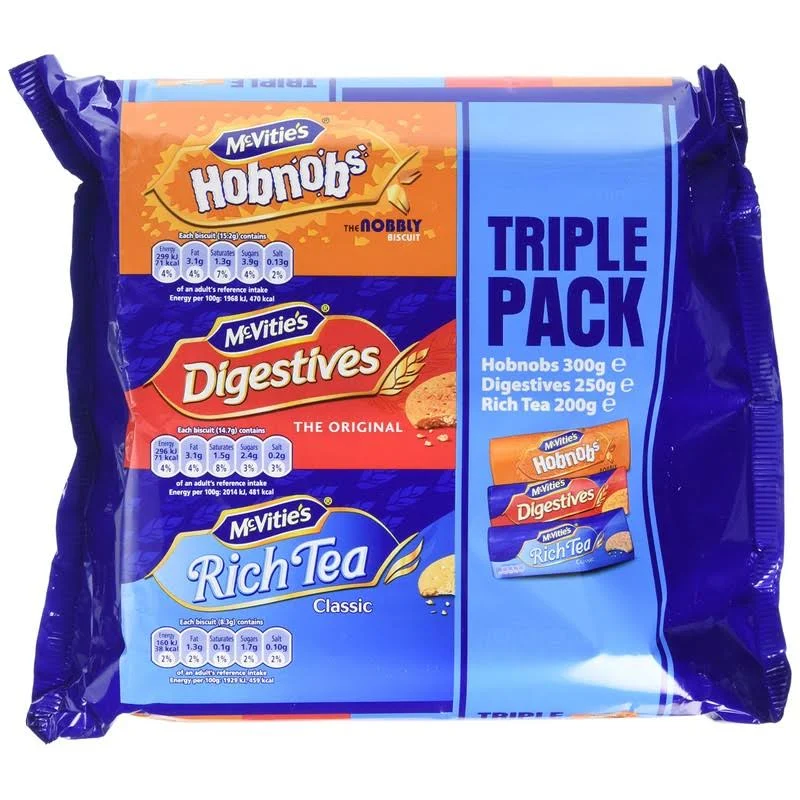 McVities Biscuits Triple Pack - 750g