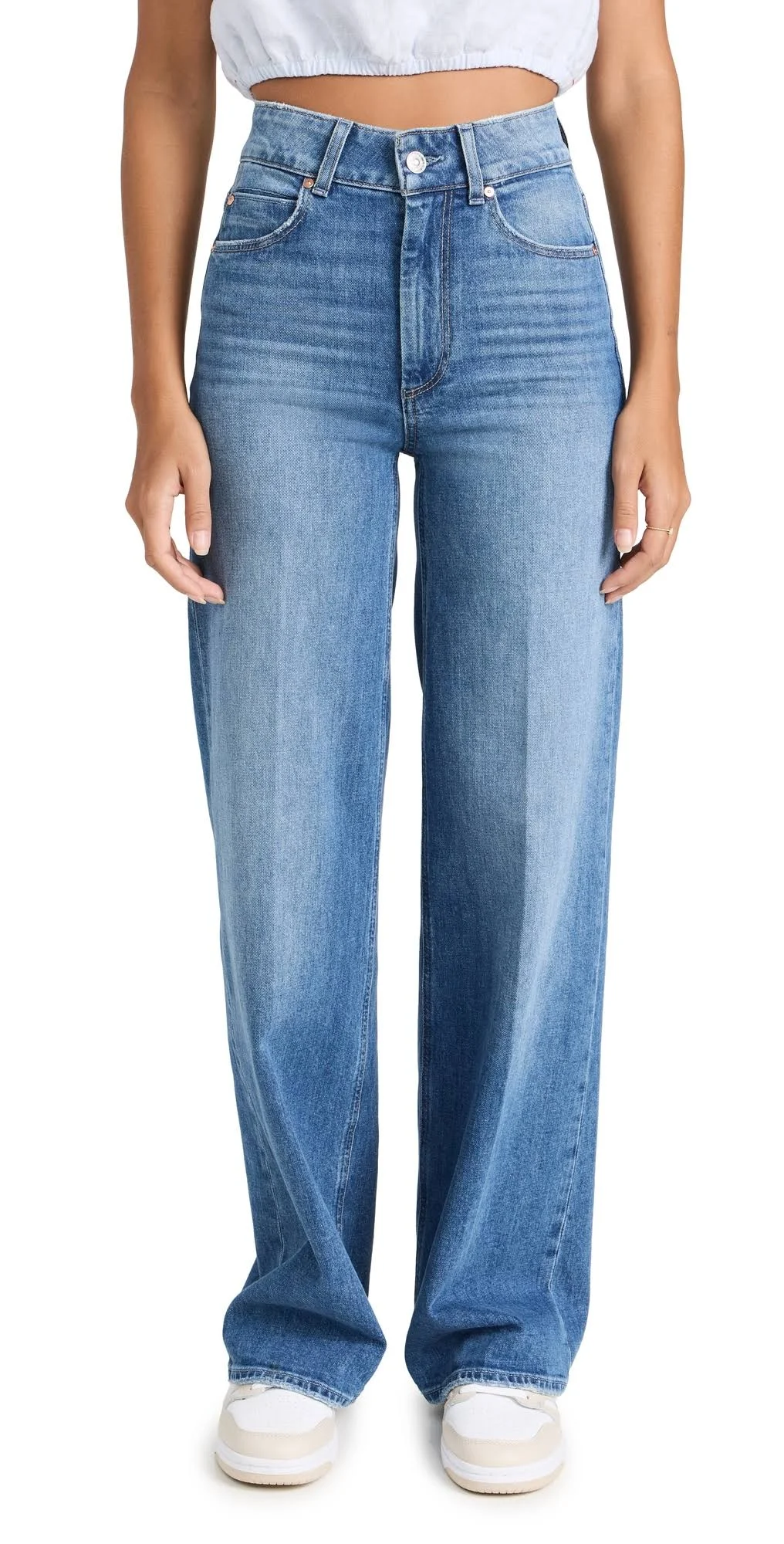 Paige Sasha High Rise Wide Leg Jeans