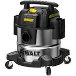 DeWalt 5 Gallon Stainless Steel Wet/Dry VAC, 4 Peak HP Horsepower Shop Vacuum ...