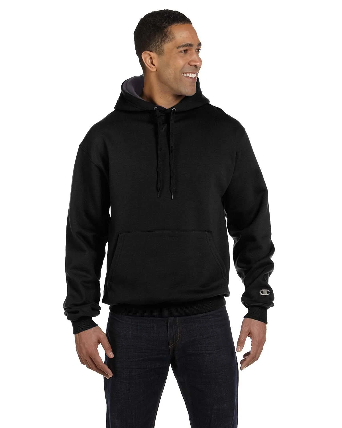 Champion Men's Cotton Max Hooded Sweatshirt