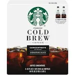 Starbucks Coffee Concentrate, Medium Roast, Cold Brew, Signature Black - 32 fl oz