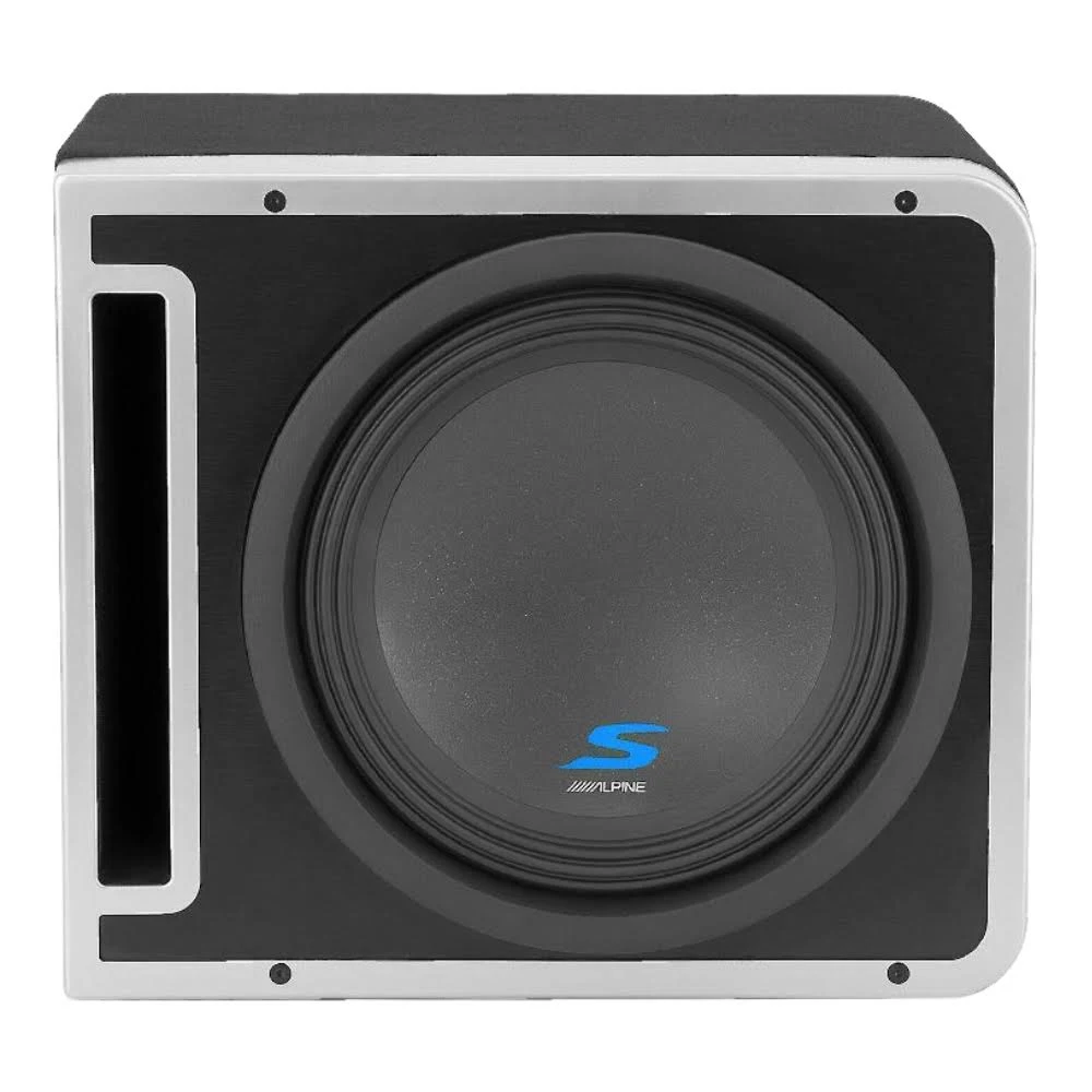 Alpine S2-SB12V 12&#034; Halo S-Series Preloaded Subwoofer Ported Enclosure with P...