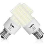 RIUVAO LED Light Bulb, Equivalent 250W LED Bulbs 30W 3750 Lumen Super Bright 5000K Cool Daylight White Non-Dimmable Waterproof LED Corn Light Bulb E26