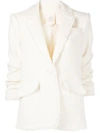 Cinq A Sept Khloe Boucle Blazer In White