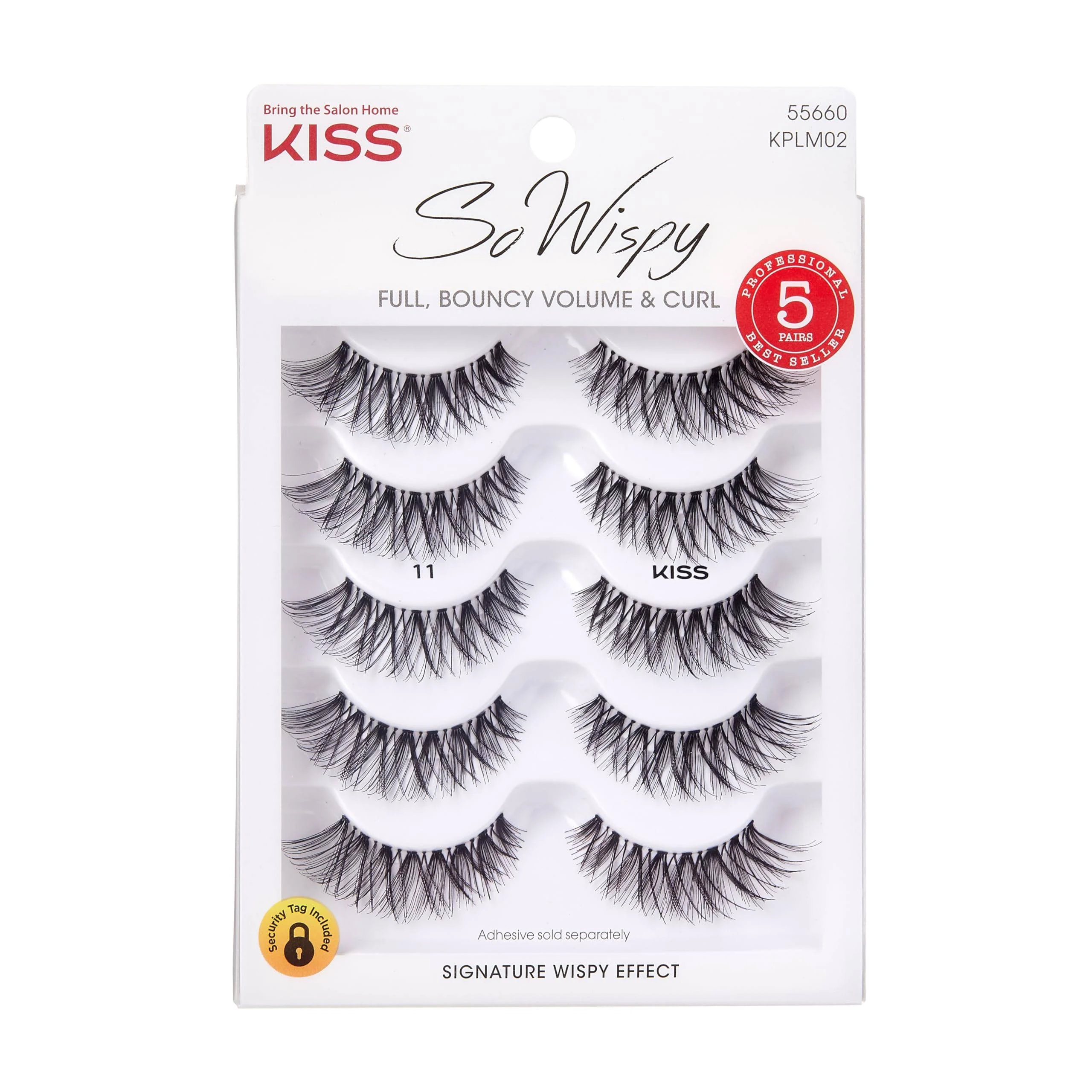 Kiss Ever EZ Lashes, 01, Multipack - 5 pairs