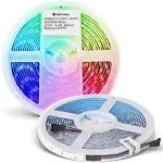 RGBW LED Strip Light,16.4Ft Rgb+Cold White SMD5050 Flexible 12V LED Strips 300Le