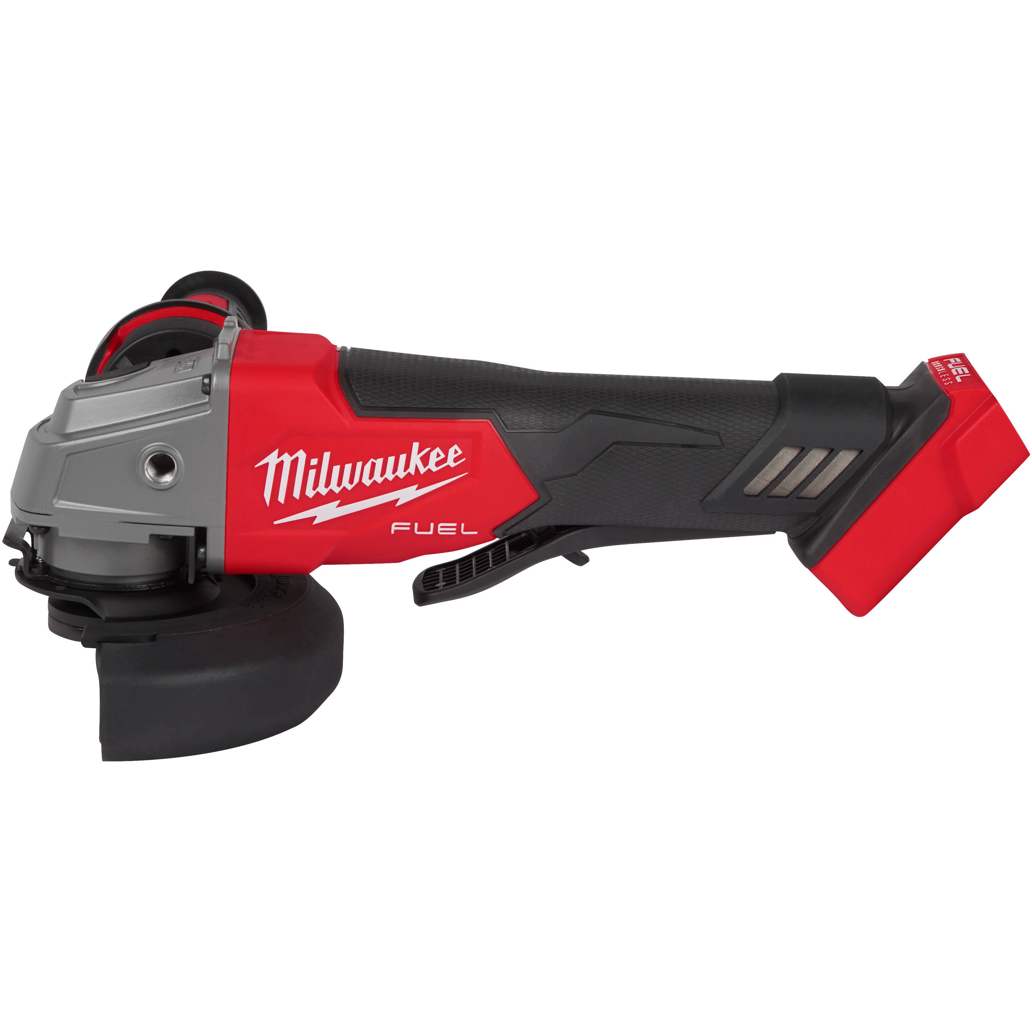 Milwaukee 2880-20 M18™ FUEL Cordless Angle Grinder, 5 in Dia Wheel, 5/8-11 UNC Arbor/Shank, 18 V, M18 Lithium-Ion Battery, Paddle Switch