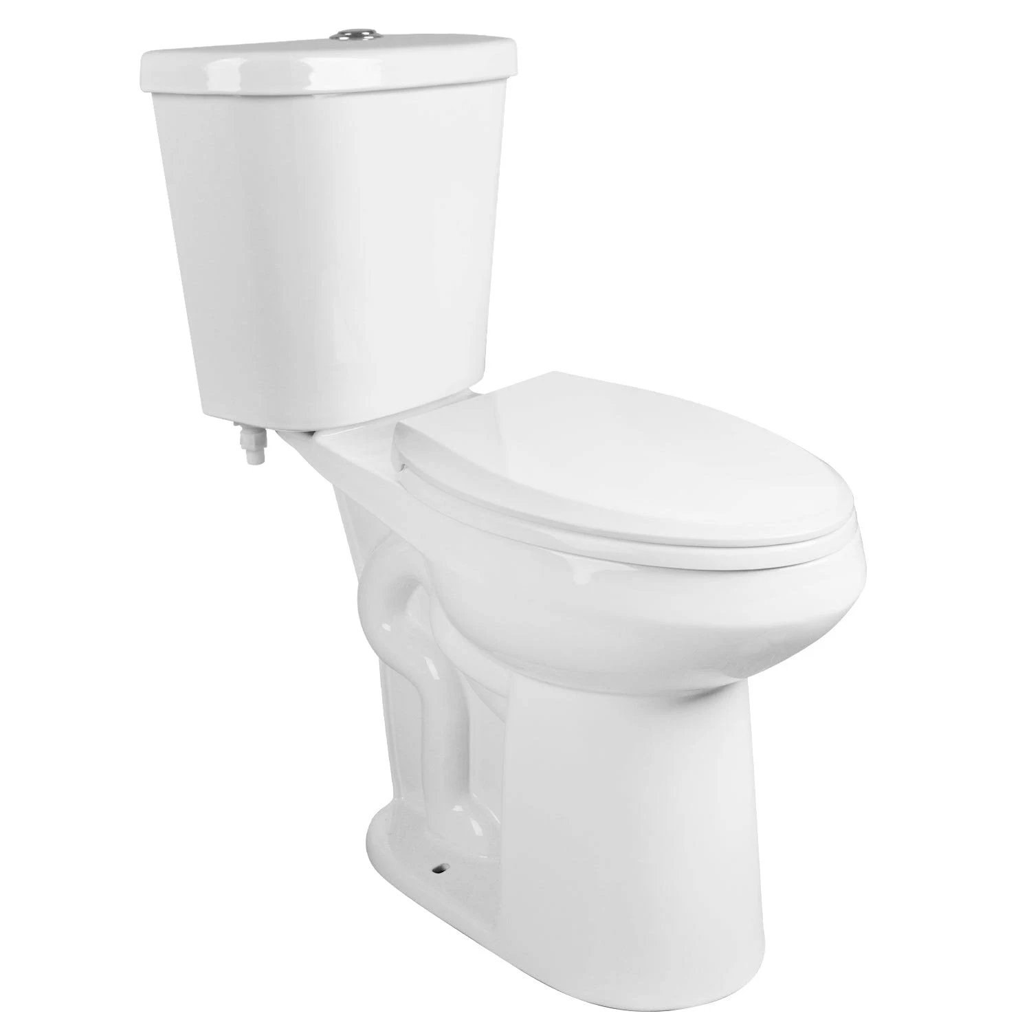 Two-Piece Elongated Toilet, 12" Rough-in Dual-Flush