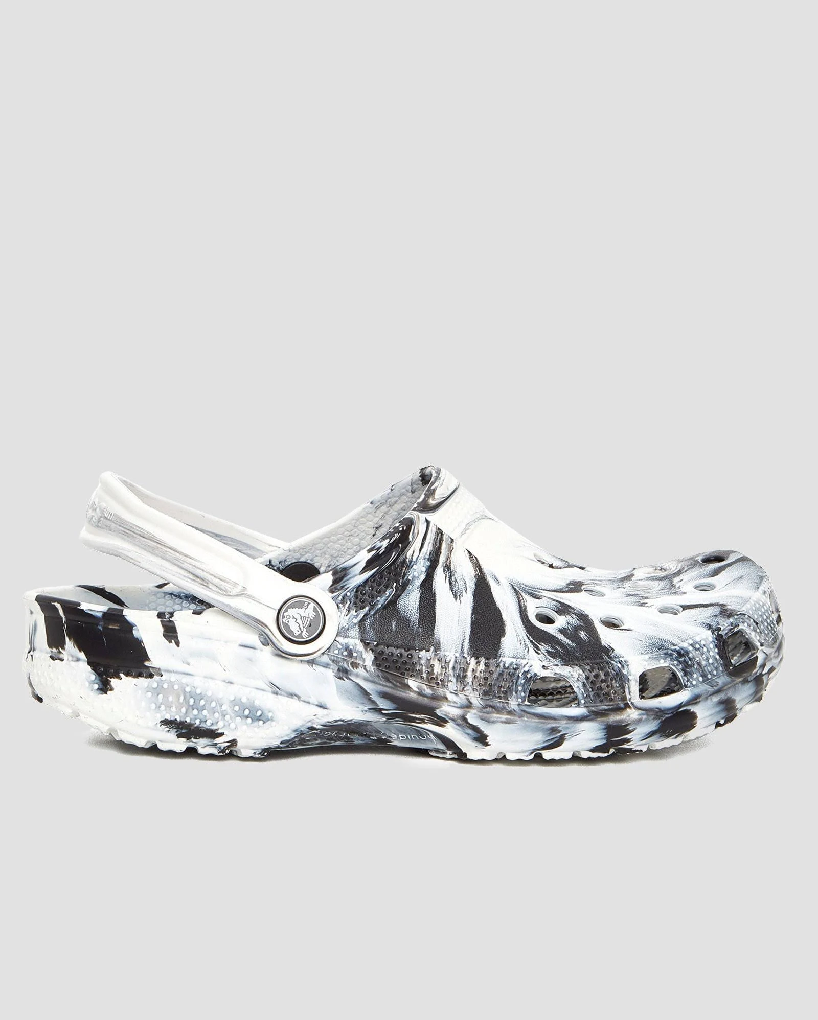 Crocs Classic Marbled Clog White/Black