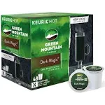 Green Mountain Coffee, Dark Magic Decaf, Single-Serve Keurig K-Cup Pods, Dark Roast, 48 Count (2 Boxes of 24 Pods)