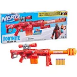 NERF Fortnite Heavy SR Blaster Includes 6 Official Mega Darts and 6-Dart Clip