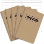 ELAN Publishing ELAN-FN-003A Field Notebook, 3.5&#034; x 5.5&#034;, Lined Memo Book, Kraft