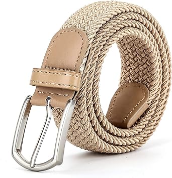 Radmire Braided Canvas Woven Elastic Stretch Belts for Men/Women/Juni<wbr/>or with