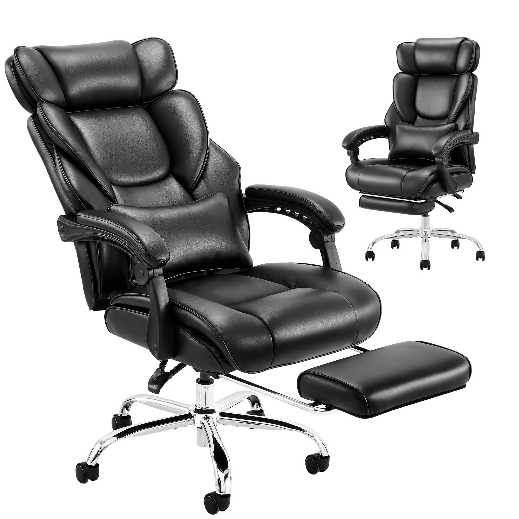 COLAMY Office Chair with Footrest