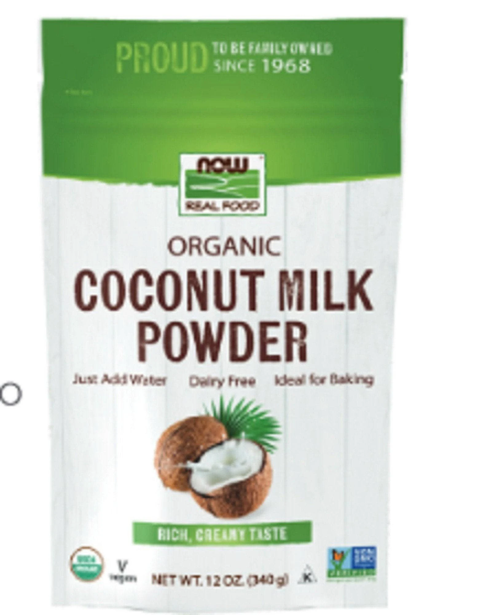 Now Foods Coconut Milk Organic Powder 12 oz