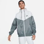 Men's Nike Smoke Grey/White Sportswear Windrunner Hooded Jacket M