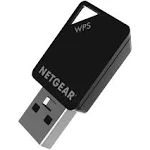 Netgear Wireless AC Adapter AC600 Dual Band - Black (A6100)