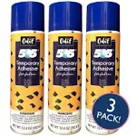 USA 505 Spray &amp; Fix Temporary Fabric Adhesive 3/Pk-12.4Oz, 3 Pack