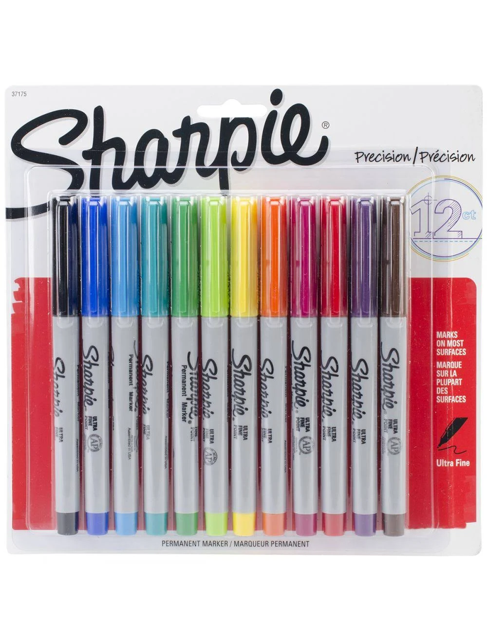 Sharpie Permanent Markers Ultra Fine Point Assorted 24/Set