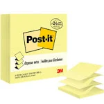 3M Post-it Pop-up Notes Canary Yellow 24 Pack